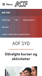 Mobile Screenshot of aofsyd.dk